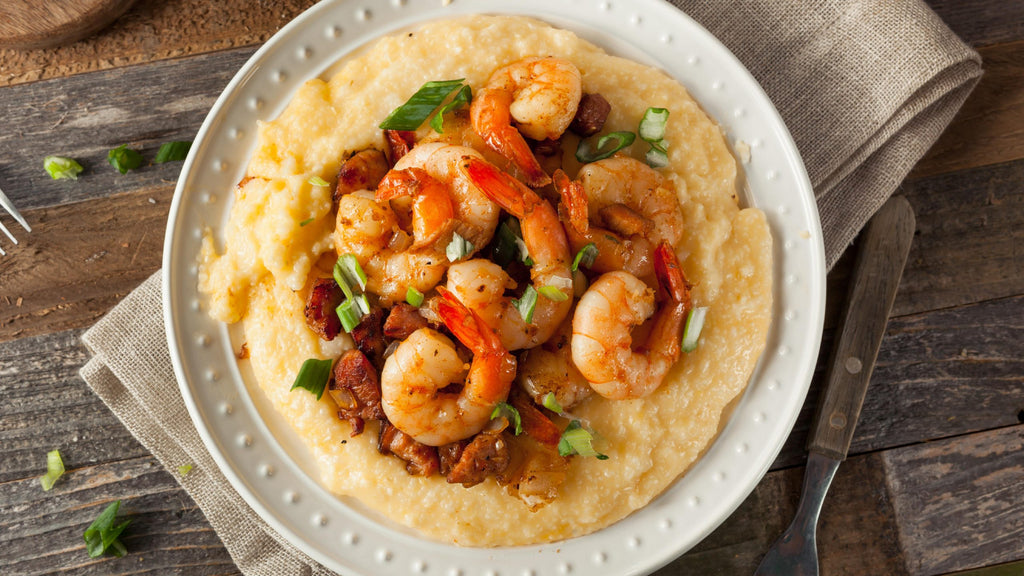 Recipe: Wild Blue Mexican Shrimp & Polenta Skillet Dinner