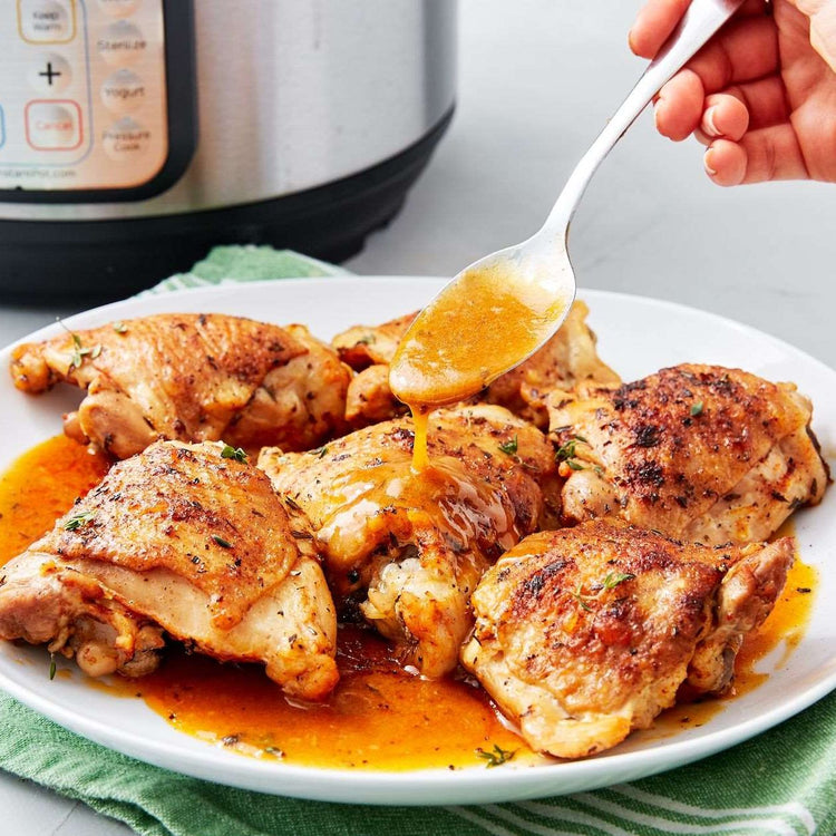 All Natural, Vegetarian Fed Chicken For Home Delivery - Chicken Thighs Recipe - Beck and Bulow