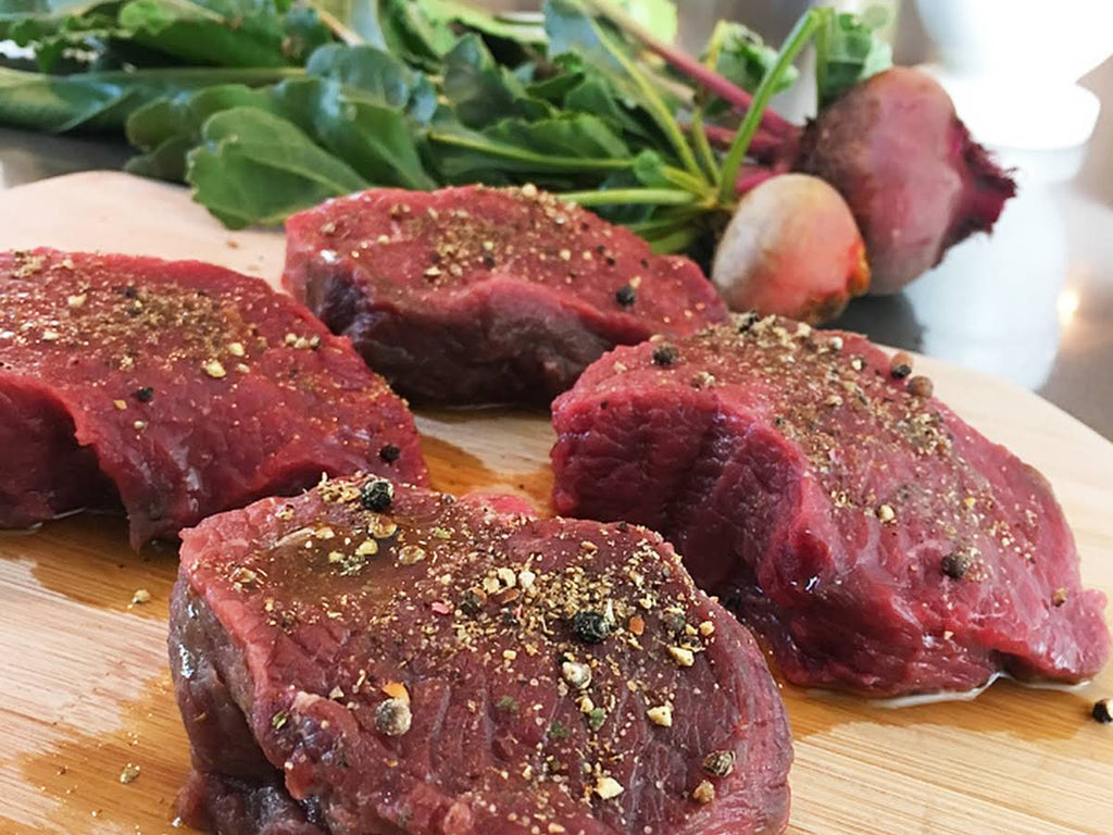 Free Range Elk Meat Available For Delivery - Elk Medallions - Beck and Bulow