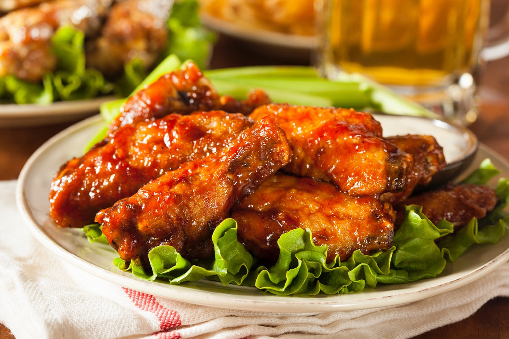 Addictive Spicy Sweet Maple Chipotle Baked Chicken Wings