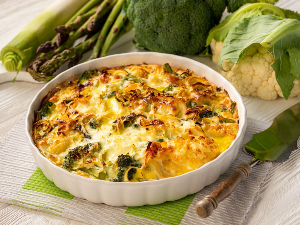 American Wagyu Beef Keto Blend, Broccoli & Cheese Casserole