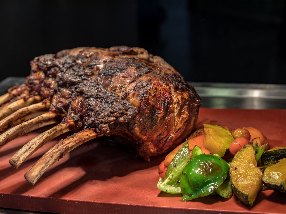 Bison Tomahawk Prime Rib Recipe | Christmas Dinner Centerpiece