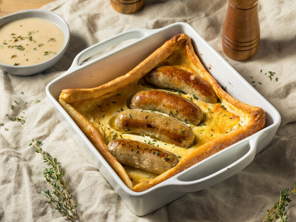 British Toad-In-The-Hole With Hickory Smoked Bison Sausage