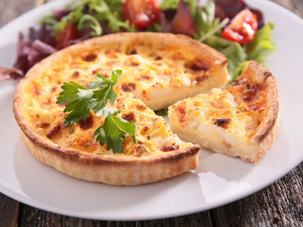 Classic French Quiche Lorraine With Wild Boar Bacon