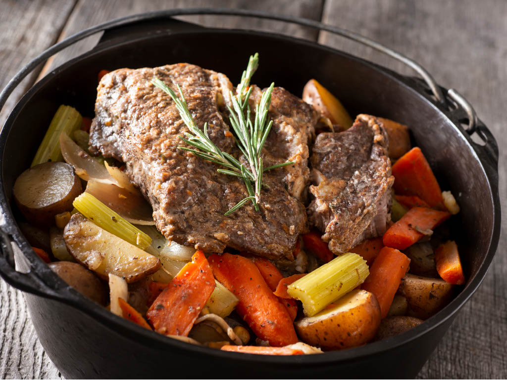 Delicious Instant Pot Bison Or Beef Pot Roast Dinner Recipe