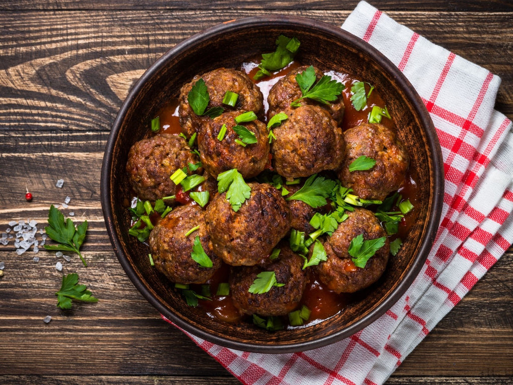 Fresh & Satisfying Mediterranean Herbed Lamb Meatballs