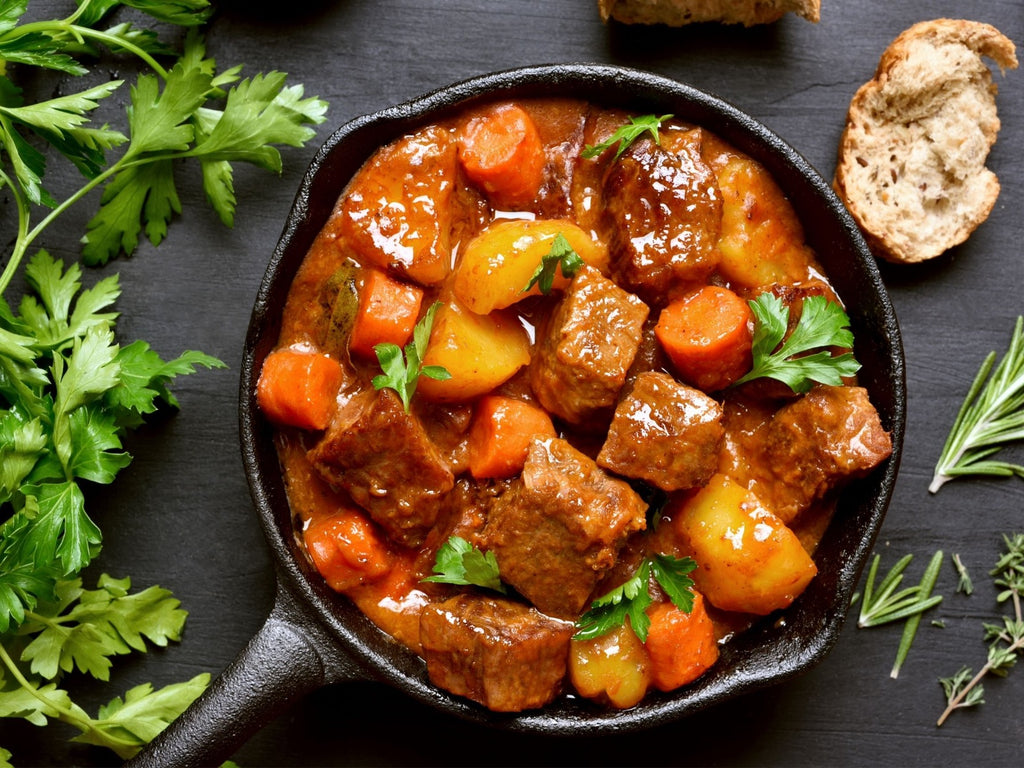Lunch Recipe: Cast Iron Skillet American Wagyu Beef Stew