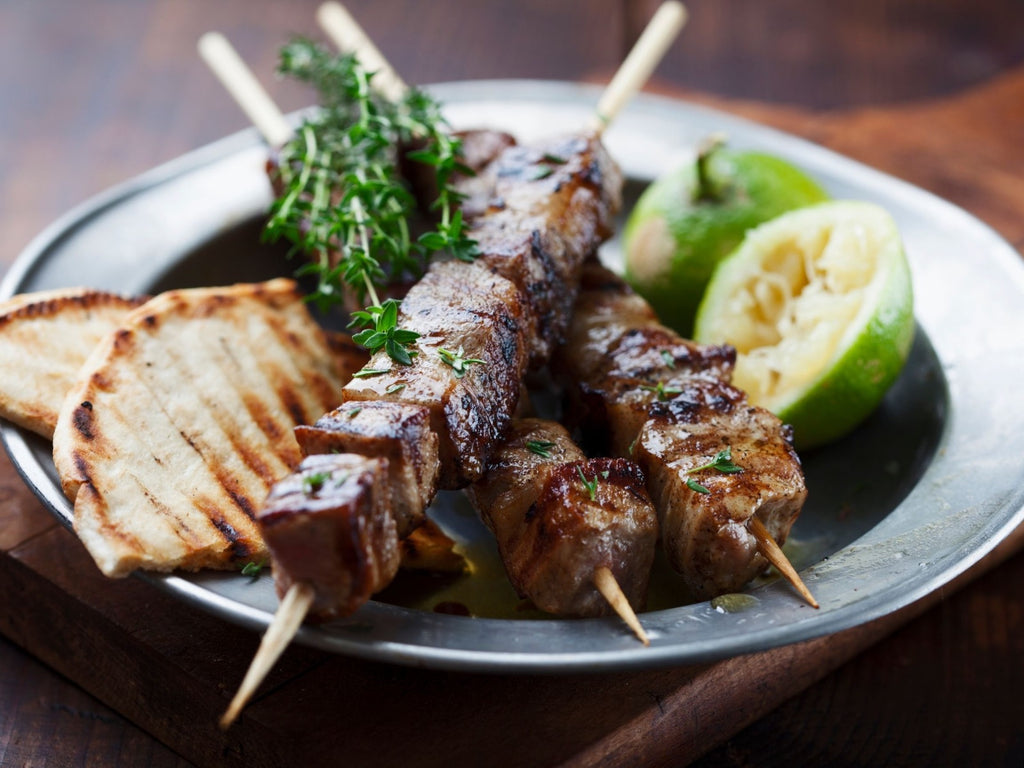 Lunch Recipe: Greek Souvlaki With Wild Boar Tenderloin