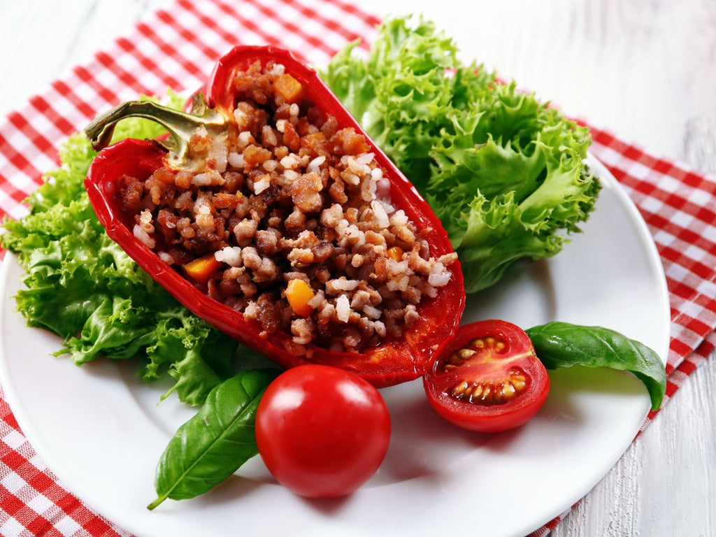 Lunch Recipe: Stuffed Bell Peppers With Elk Meat And Rice