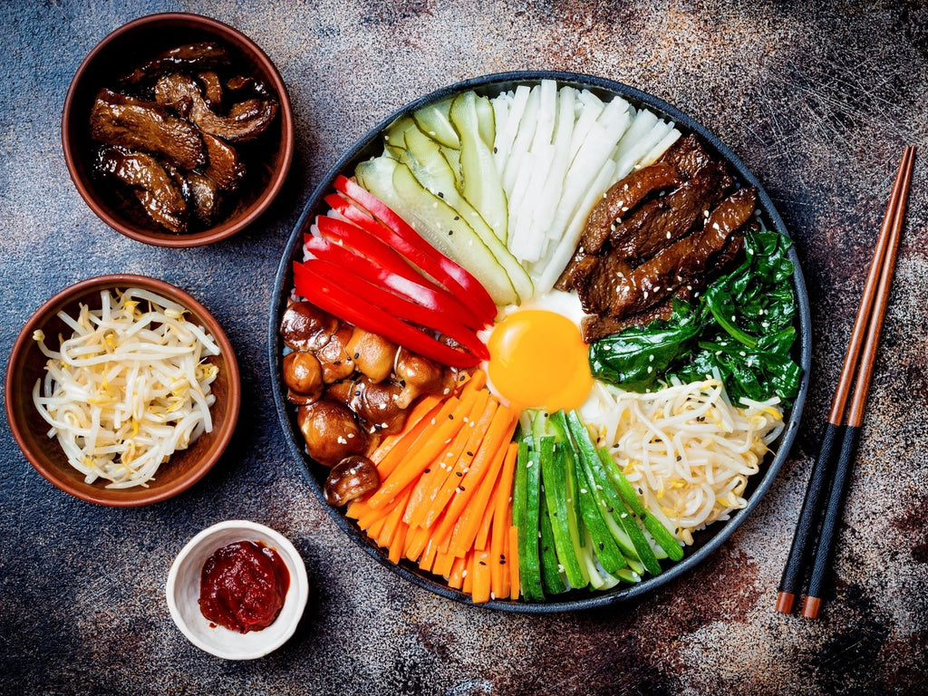 Recipe: Korean Bibimbap Bowls With Bison Sirloin Steak