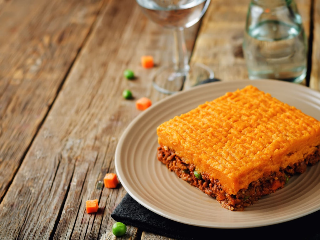 Recipe: Sweet Potato Shepherd’s Pie With Lamb & Bison