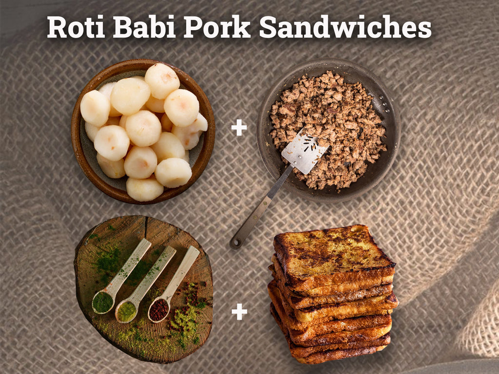 Roti Babi Hainanese Spiced Wild Boar French Toast Sandwich