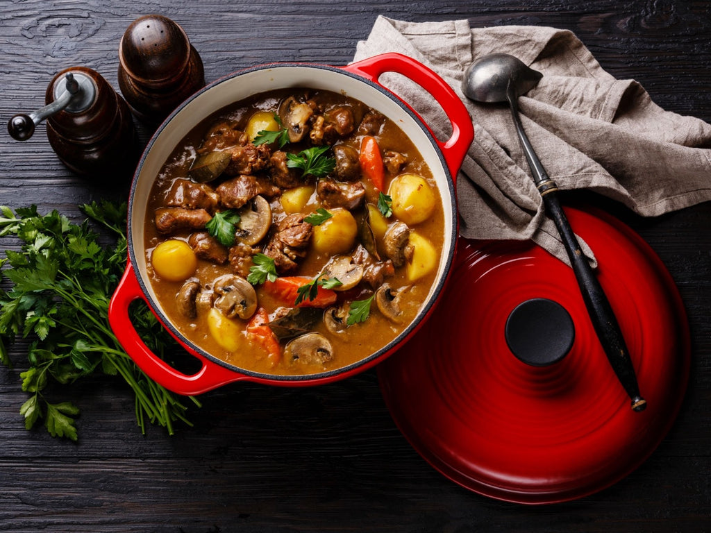Stay Warm This Winter With Three Mushroom Bison Stew