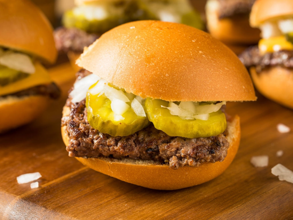 Super Easy Cheeseburger Sliders Recipe On Hawaiian Rolls