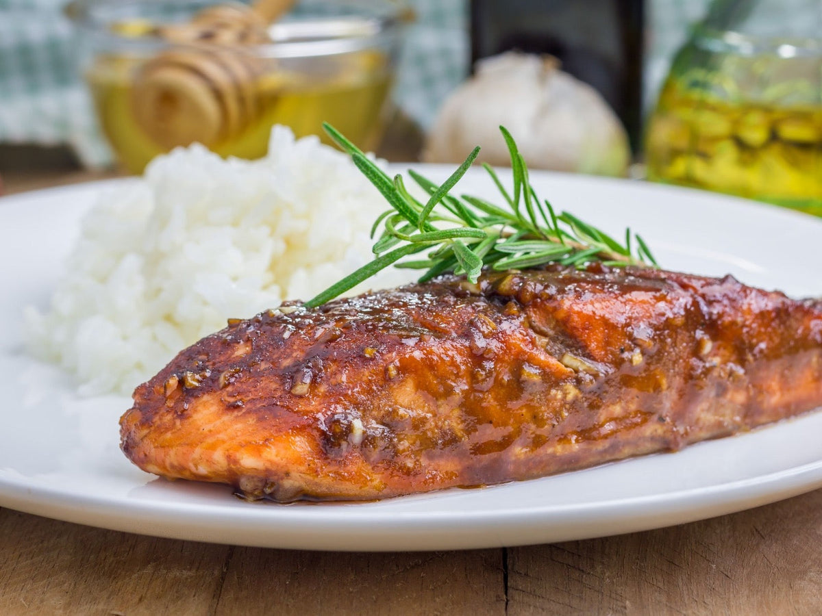 Sweet & Citrusy Balsamic Maple Wild Caught Salmon Fillets