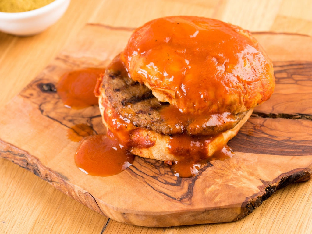 Turkish Islak Burger With Tomato Garlic Butter Sauce