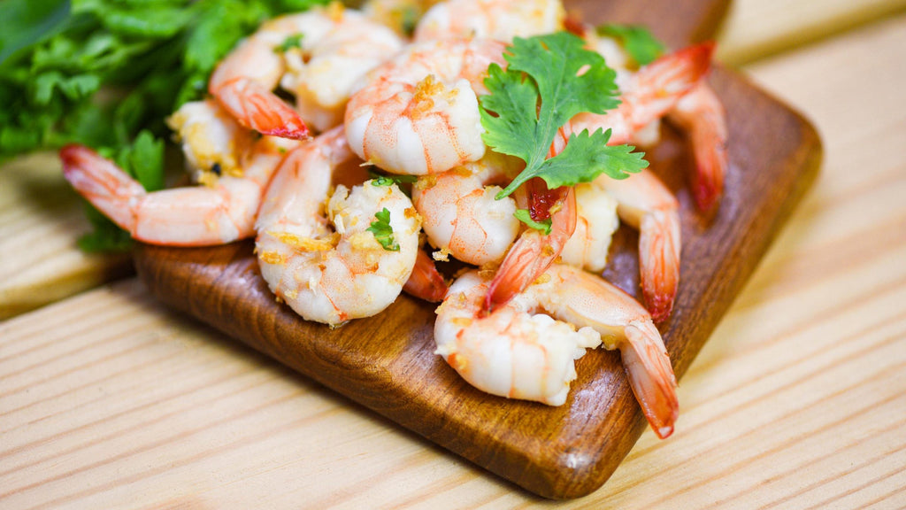 Creamy Wild Blue Mexican Shrimp Salad With Cilantro & Lime