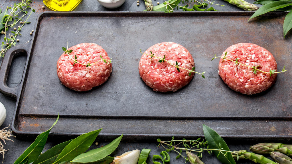 Flavorful Moroccan Inspired Harissa Spiced Lamb Burgers
