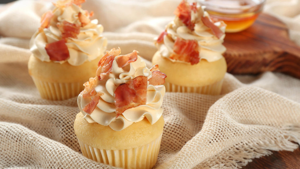 Recipe: Maple Bacon Cupcakes With Duck Or Wild Boar Bacon
