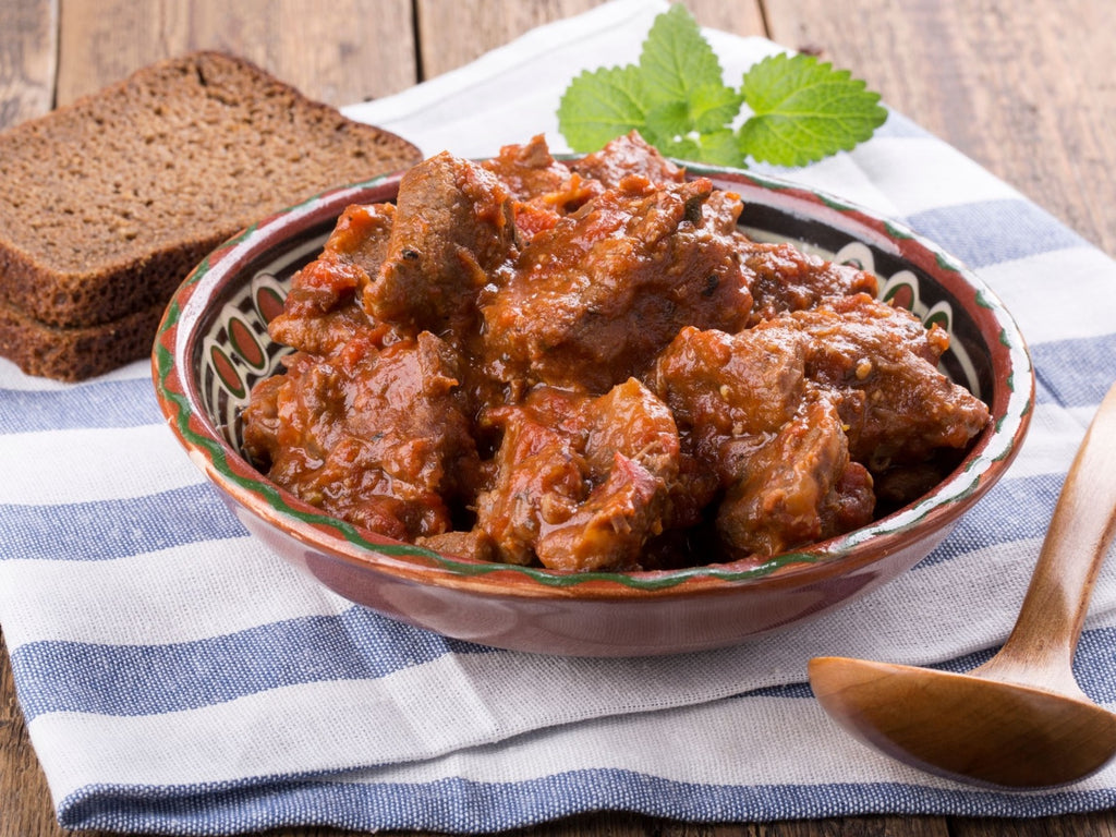 Warming Indian Spiced Stew With Flavorful Bison Meat