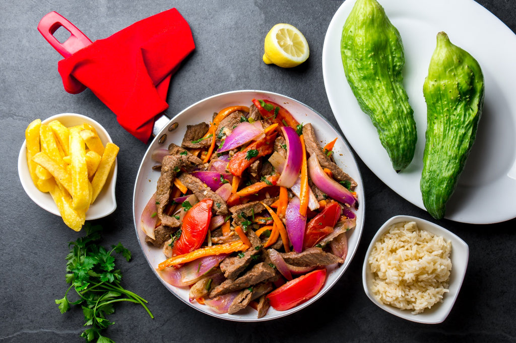 Peruvian Lomo Saltado With Grass Fed Beef (Stir Fry Recipe)