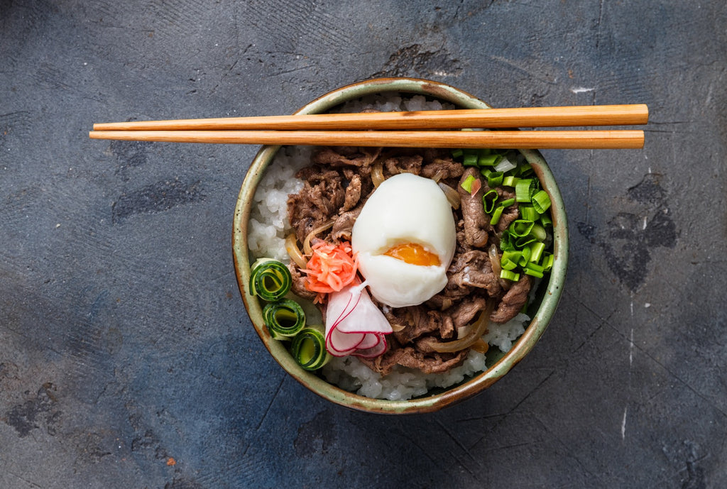 Japanese Inspired Comfort Food: Gyudon Rice Bowl With Bison