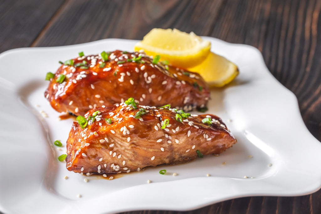 Teriyaki Glazed Wild Caught Alaskan Sockeye Salmon