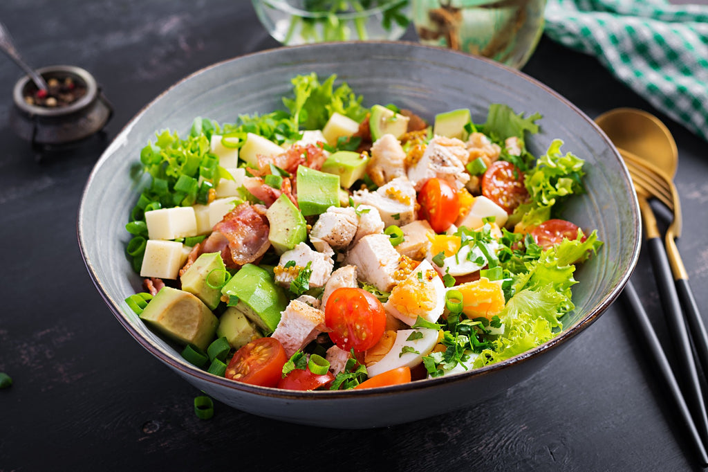 Best Cobb Salad Ever With Chicken Breast And Duck Bacon