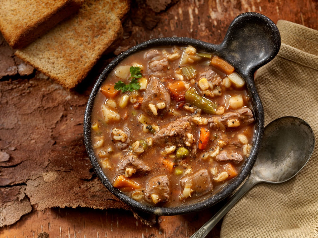 Wholesome And Delicious Bison & Barley Soup Recipe
