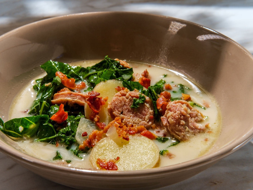 Zuppa Toscana With Heritage Pork Sausage & Wild Boar Bacon