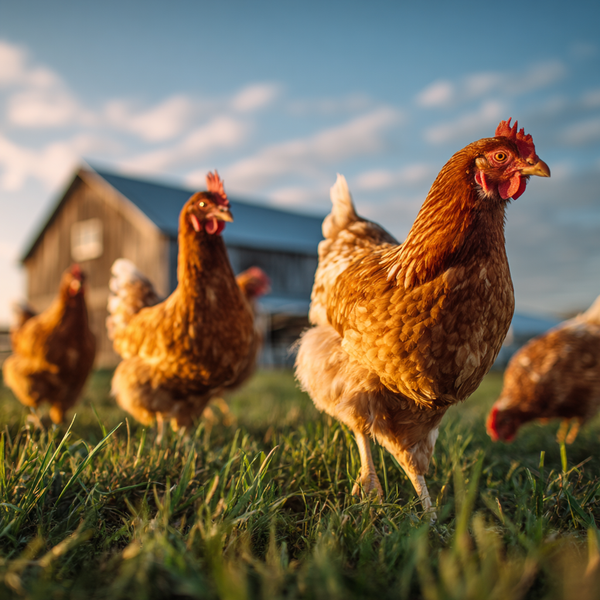 Showing an illustration of a chicken.