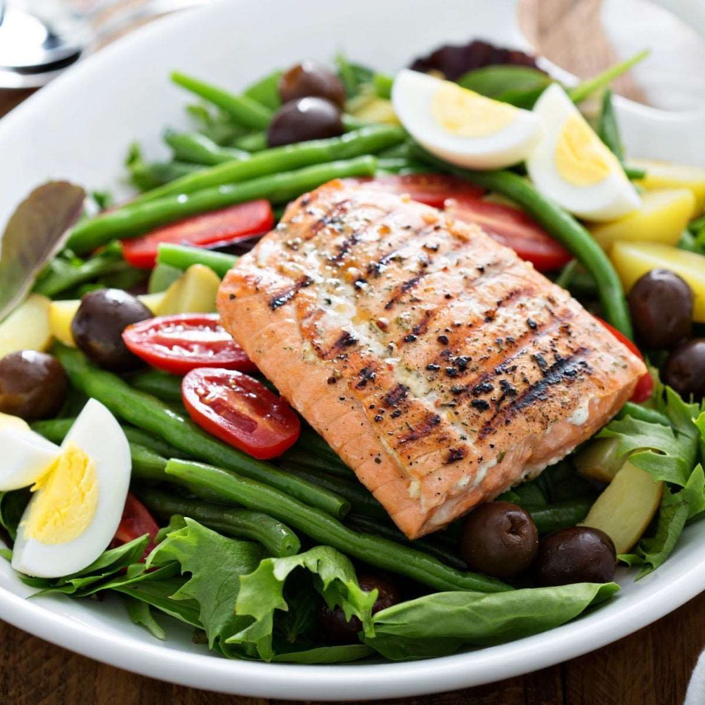 Salad Nicoise With Wild Caught Alaskan Sockeye Salmon - Beck & Bulow
